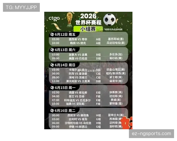 2026世界杯连续强敌赛程球队盘点 2026世界杯连续强敌赛程球队盘点